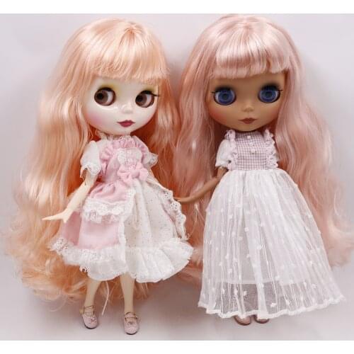 ICY DBS Blyth Doll No.BL3139/1010 Pink mix blonde hair Joint body 1/6 bjd ob24 anime girl