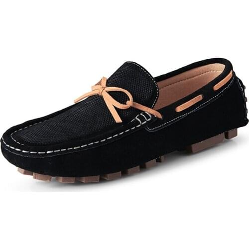 Men Luxury Tassel Business Casual One-step Loafers Fashion Mixed Colors Cow Suede Man Shoes Retro Leisure Walk Moccasins Flats