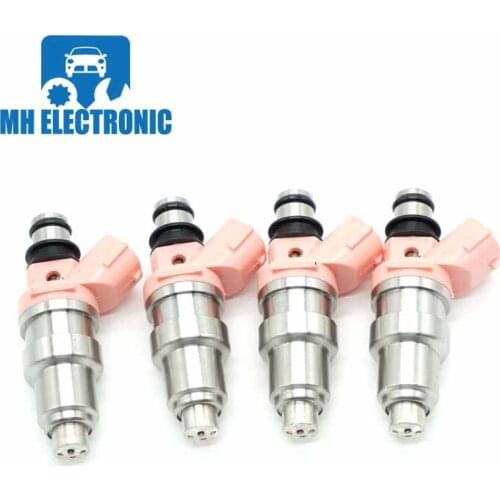 MH Electronic 23209-11050 23250-11050 Fuel Injector 4pcs/lot For Toyota Corolla Caldina Sprinter Cynos Tercel Corsa Starlet