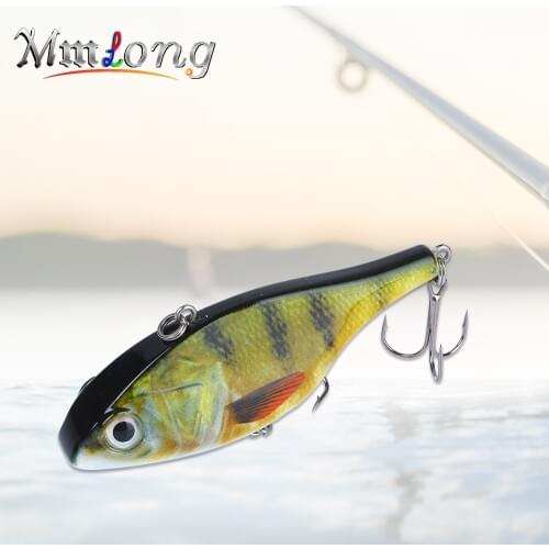 Mmlong 7.8cm Top Water VIB Fishing Lures Bait SAH06 20g Pesca Hooks Fish Tackle Swimbait Artificial Crankbaits fishing wobblers