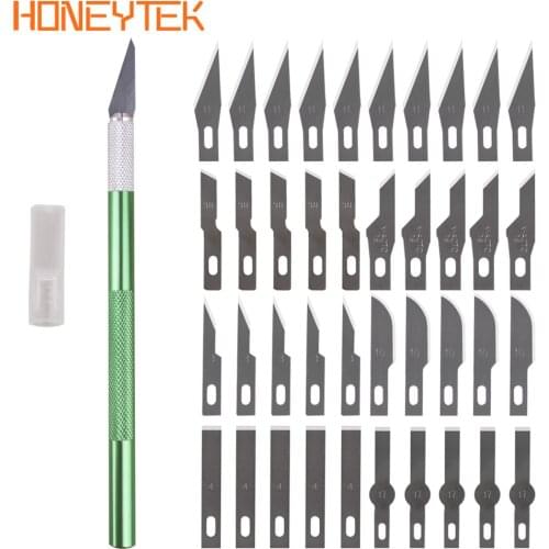 PCB Repair Knife Craft Artwork Non-Slip Metal Scalpel Knife Cutter Engraving DIY Craft Hobby Sculpture Sculpture Utility Knife