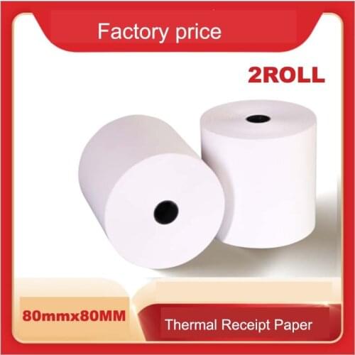 Premium 80 x 80mm Thermal Paper Till Rolls, Receipt For EPOS POS, Cash Register, Credit Card Machine PDQ, Clover, Epson Citizen
