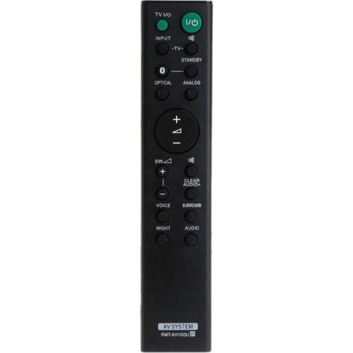 Remote Control RMT-AH100U Replace for Sony Audio System Soundbar Bluetooth AV HT-CT180 SA-CT180 Television Replacement 77HA