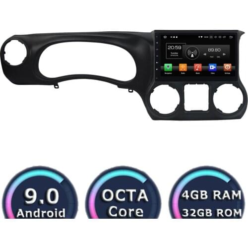 Roadlover Android 9.0 Car Multimedia System Player For Jeep Wrangler Stereo GPS Navigation Automagnitol Double Din Radio NO DVD