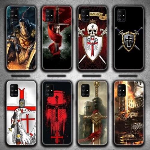 Templar Knight Phone Case For Samsung Galaxy A21S A01 A11 A31 A81 A10 A20E A30 A40 A50 A70 A80 A71 A51