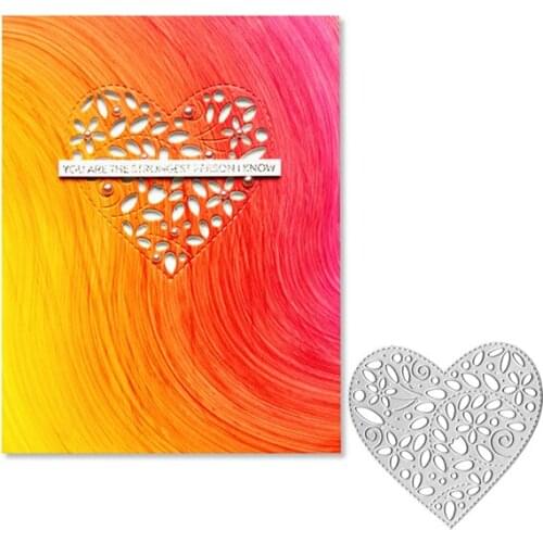 Julyarts Love Heart Stencils for DIY Scrapbooking Natal For Scrapbooking Photo Album Decorative Embossing DIY Paper Cards