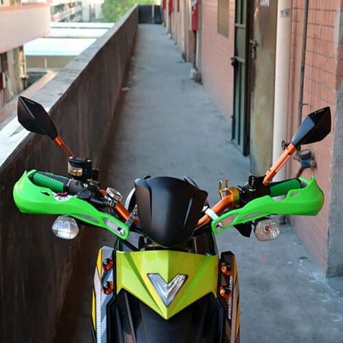 1 Pair Universal Motorcycle Motorbike Handlebar Mount Rearview Side Mirrors