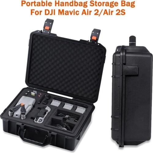 Explosion-Proof Bag for DJI Mavic Air 2/Air 2S Carrying Case Suitcase Waterproof Storage Bag Hard Shell Handbag Portable Box