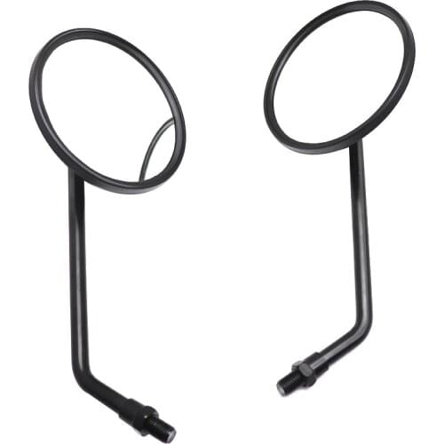Retro Motorcycle Rearview Mirrors ABS 8/10MM Universal Black Side Mirror For Suzuki Burgman 125 Instruder VL 1800 V-Strom Bandit