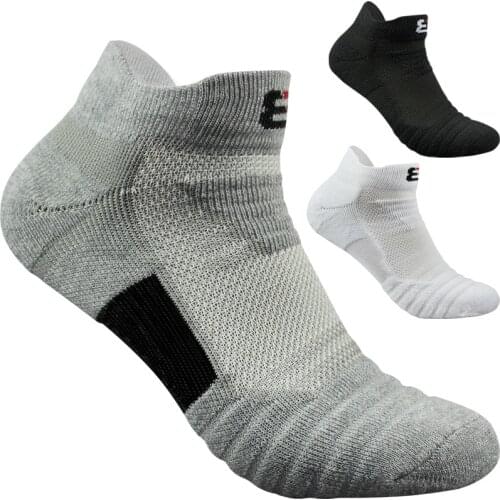 1Pair Male Professional Elite Basketball Short Socks Running Bicycle Cycling Breathable Cotton Quick Dry Sport Bike Socks