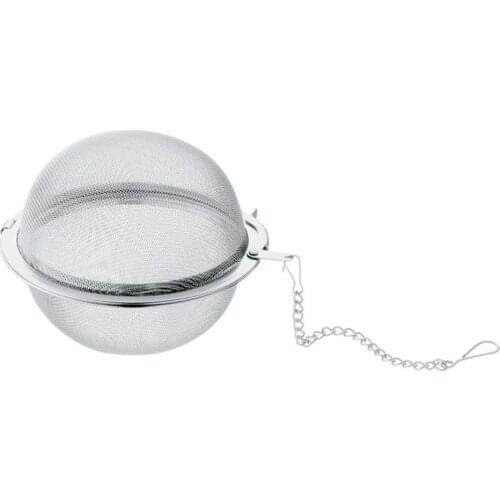 1pc Stainless Steel Tea Infuser Sphere Locking Spice Tea Ball Strainer Mesh Infuser Tea Filter Strainers Kitchen Tools