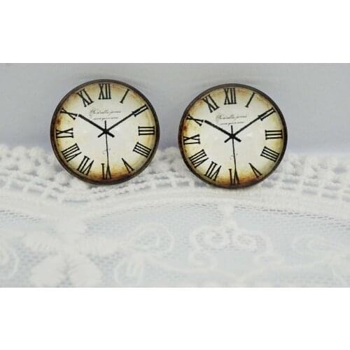 10PCS/lot Round 20MM Clock Glass Cabochon for make bracelet necklace Jewelry for women 2019 earring Pins brooch craft supply