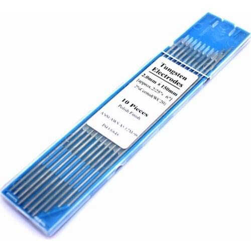10pcs gray color code 2.0*150mm cerium tungsten electrode head tungsten needle/wire for TIG Welding Machine