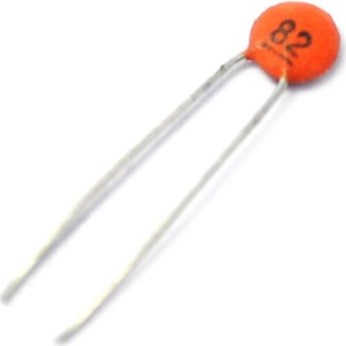 100PCS/LOT Ceramic Capacitor 82PF 82P 50V