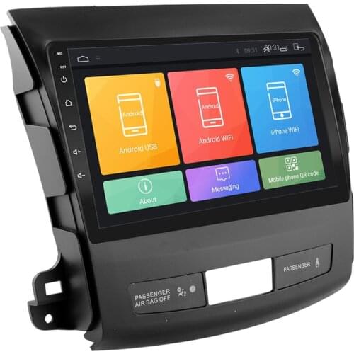 9" touch screen 2+32GB Car Radio Player Navi Android 10.1 For Outlander xl 2006-2012