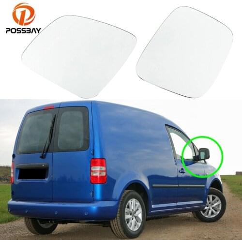 Car Left/Right Side Rearview Heated Mirror Glass Auto Rear View Door Side for Volkswagen VW Caddy T5 2003-2015 Exterior Parts