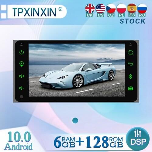 6+128GB For Toyota Corolla Android10 Radio Player Car GPS Navigation Head Unit Car Radio with Screen WIFI DSP CARPLAY