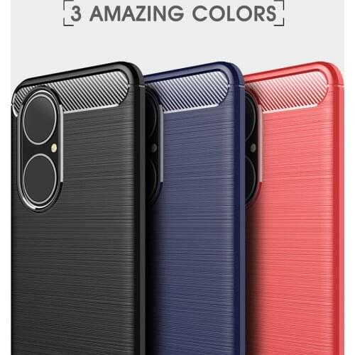For Huawei P50 Case Luxury Full Soft TPU Silicone Cover Shockproof Case For Huawei P50 Pro P 50 HuaweiP50 Protective Phone Cases