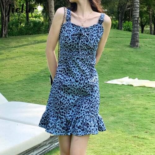 Синие летние платья Jielur China At AliExpress