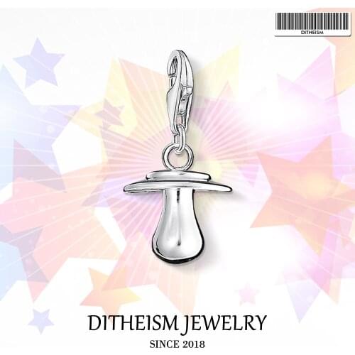 Dummy Charms Pendant,2018 Fashion Jewelry 925 Sterling Silver Sweet Gift For Women Girls Fit Bracelet Necklace Bag