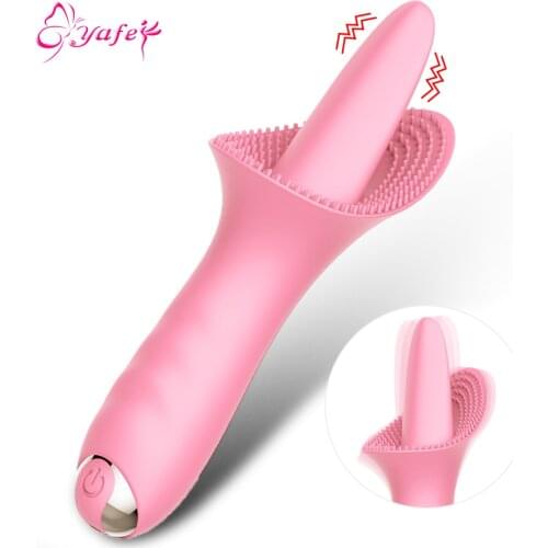 Tongue Licking Vibrator For Women Sex Toys Cute Pig Clit Tickler G-Spot Female Masturbator Mini Vibrator Orgasm Erotic Sex Shop