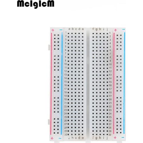 MCIGICM 30pcs 400 Points Solderless Bread Board Breadboard PCB Test Board