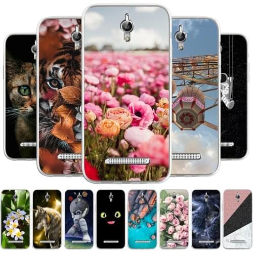 Cartoon Case For TP-Link Neffos Y5 Phone bags Soft Cover For TP-Link Neffos Y5L Coque Capa Animal Painted Fundas Bumper