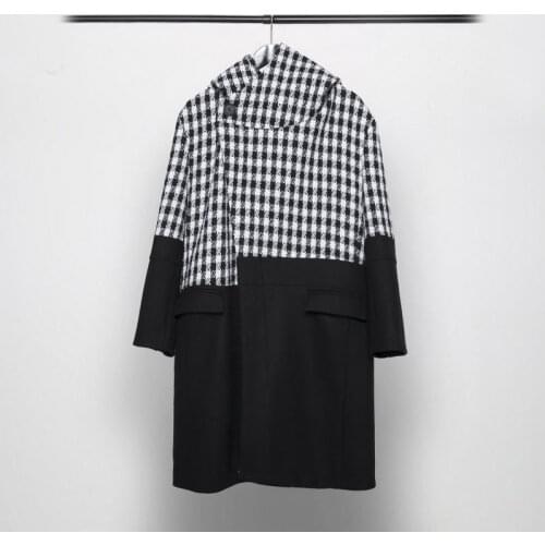 Owen Seak Men Overcoats High Street Mens Clothing Trench Spring Autumn Long Coats Windbreaker Black Jackets