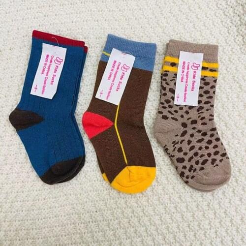 Autumn Winter Kids Baby Boy Girl Leopard Print Mid-calf Length Sock Infant Baby Boy Girl Childrens Socks