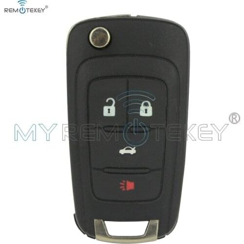 Remtekey 4 button Remote key shell case 13504200 for Buick 2010 2011 2012 2013 2014