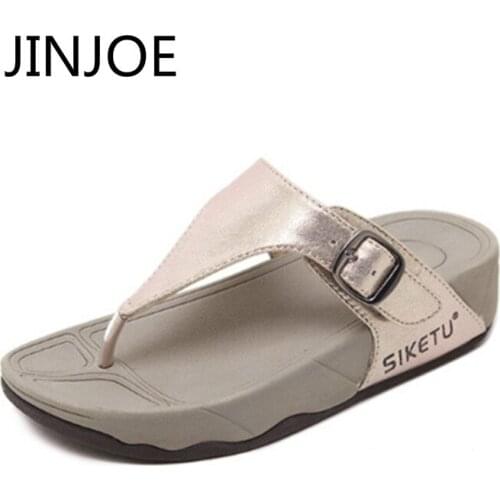 SIKETU hot sell women summer Comfortable Breathable Flat sandals shoes woman flip flop Buckle causal beach sandals size 35-40