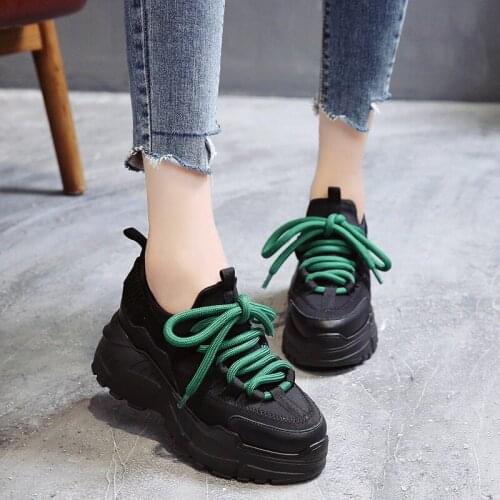 Pop Women Platform Spring Women Casual Shoes 40 Comfortable Black Shoes Women flat shoes women rgt6