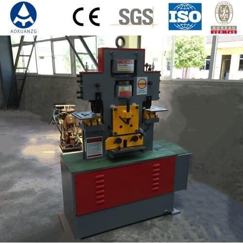 Iron Worker/Hydraulic Punch & Shear Metalworker/Fabrication Machines/Hydraulic Combined Punching and Shearing Machine