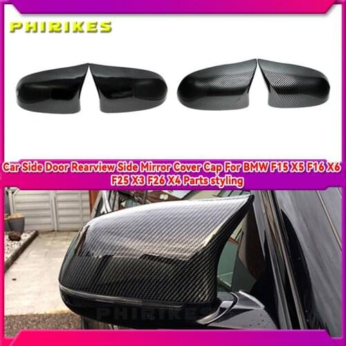 2014-2020 1 Pair Replacement Carbon Mirror Cover For Bmw X5 G05 X6 G06 X3 G01 X4 G02 ABS Mirror Cover X5 F15 X6 F16 X3 F25 F26