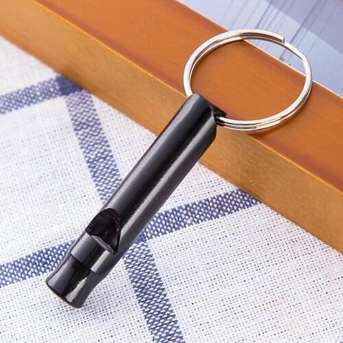 3Pcs Metal Whistle With Keychain For Outdoor Survival Emergency Mini size Multifunctional Equipment kit High Quality Gift