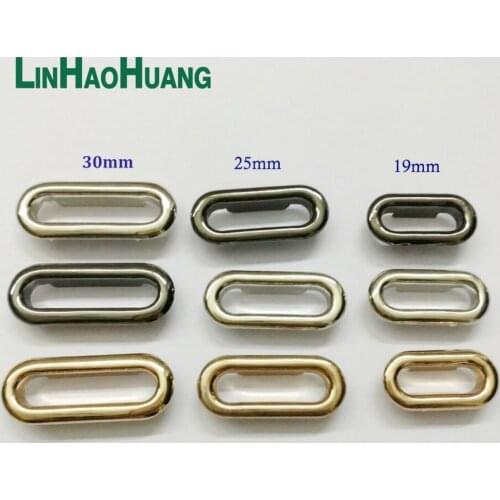 50pcs/lot19mm,25mm,30mm Nickle /Black Nickle/Gold Purse Grommets with Washers Nickle/Black /Gold Oval Eyelet Grommets+Tools
