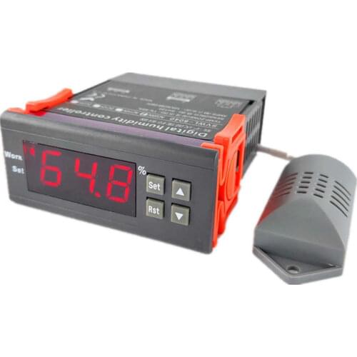 AC 220V Digital Temperature Humidity Controller Thermometer Hygrometer Humidifier Thermostat