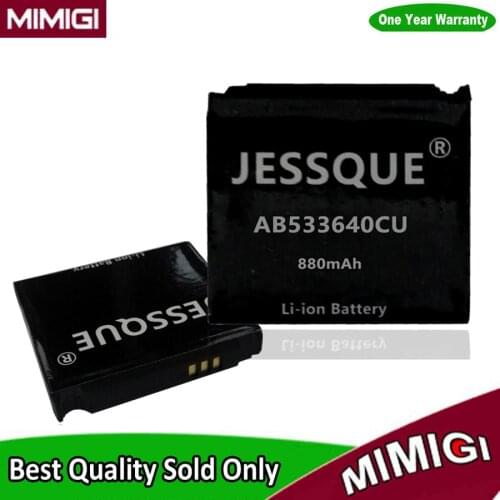 JESSQUE 880mAh AB533640CU Battery For SAMSUNG SPH-A523 SGH-S366 G600 S3600 F268 F330 F338 G400 C3310 G500 Accumulator AKKU