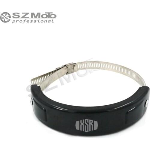 For YAMAHA XSR900 XSR XSR700 Silencer Round Oval Exhaust Protector Can Cover Motorcycle SCOPE 100MM-140MM silicone Protect