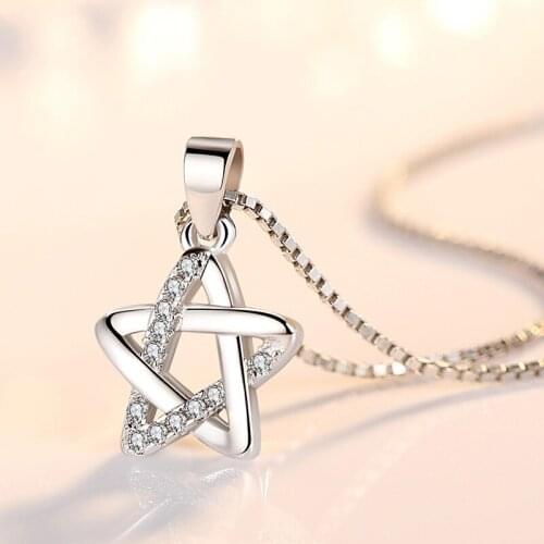 HN4 925s silver pure silver necklace this years lucky fortune puppy necklace is simple pendant women necklace