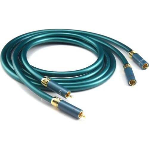 Hifi Ortofon RCA Cable Hi-end CD Amplifier Interconnect 2RCA to 2RCA Male Audio Cable