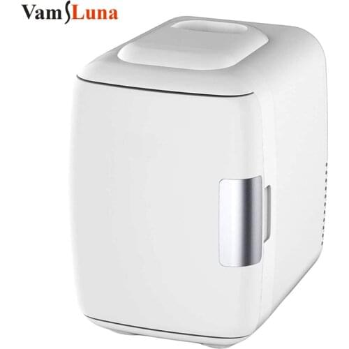 Mini Fridge Electric Cooler and Warmer Car Fridger (4 Liter ), AC/DC Portable Thermoelectric System USB Power Bank For Travel