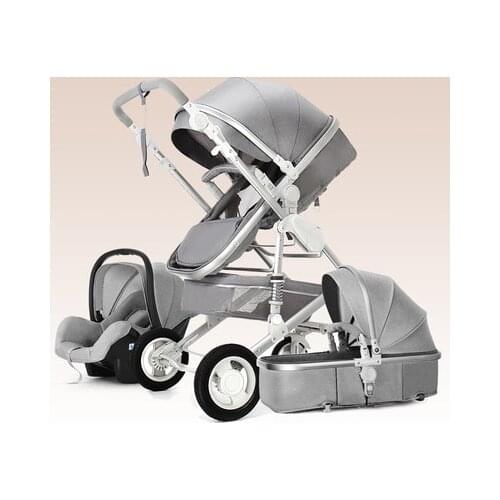 Multifunctional Baby Stroller 3 In 1 High Landscape Pushchair Baby Carriage Portable Passeggino Lightweight Stroller BA60TC