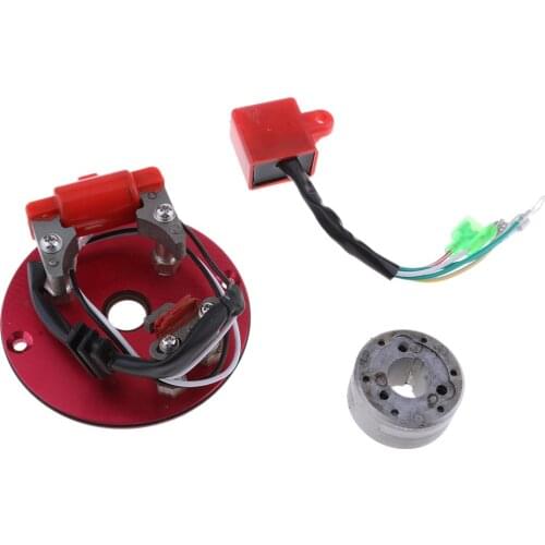 Motorcycle Horizontal Engine Racing Magneto Stator Rotor CDI For 110cc 125cc 140cc Engine Lifan Dirt Pit Bike