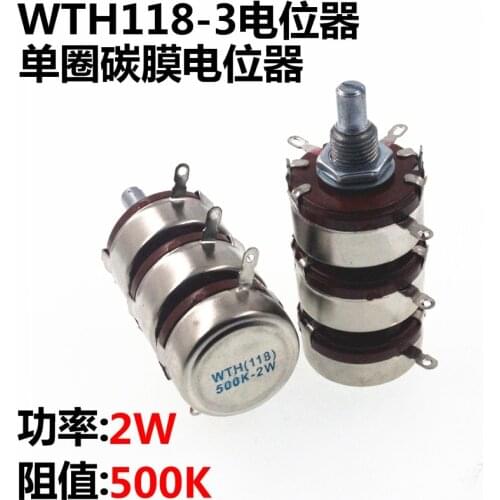 New WTH118 2W 500K WTH(118) 3 layer dual Potentiometer triple potentiometer
