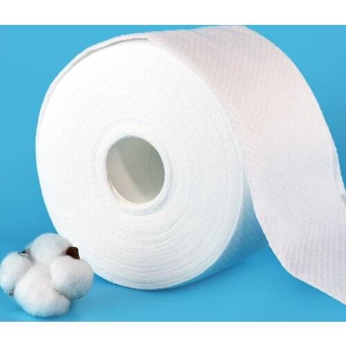 Disposable Face Towel, Soft Facial Cotton Tissue for Sensitive Skin, Non-Woven Cotton Dry Wipes Facial Cleansing Make Up Remover