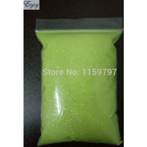Wholesale Neon Light Yellow Nail Art Glitter Powder Dust Tip Rhinestone Manicure Tools Decorations Accessories
