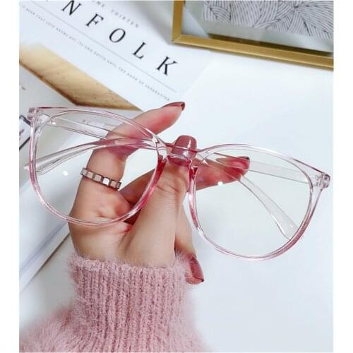 2021 Trends Office Anti Blue Light Oversized Retro Computer Glasses Women Blue Blocking Gaming Big Size for Men Eyeglasses Frame