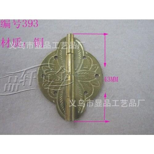 Factory direct copper hinge hinge 180 hinge wooden gift box packaging hardware accessories M1393
