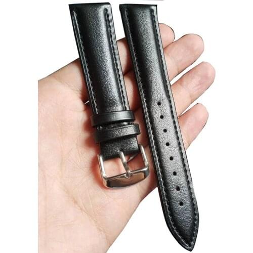 Genuine Leather Watchband for Samsung Galaxy Watch 18mm 20mm 22mm 24mm Watch Strap Band Watch For Huawei For fitbit smart watch